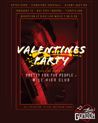 poster for Valentines Party - Gordon Sheridan